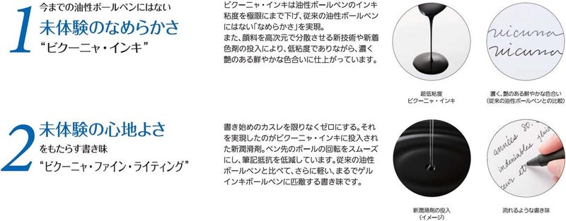 Pentel عبوة من 02 - قلم حبر جاف بنتل فيكونا مع قلم رصاص ميكانيكي متعدد - Image 2